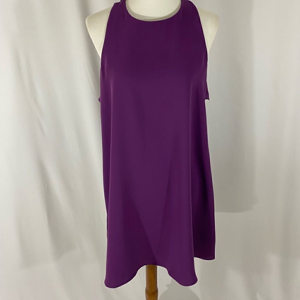 LOFT Purple Sleeveless Dress 